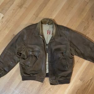 Chia Brown Leather Jacket